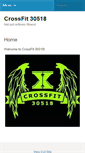 Mobile Screenshot of crossfit30518.com